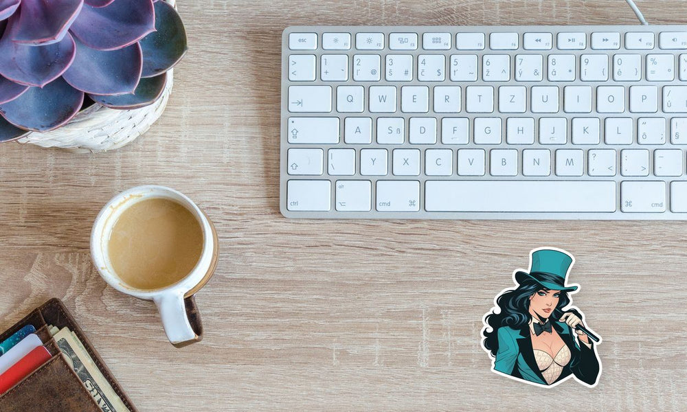 Zatanna Retro Comics Sticker