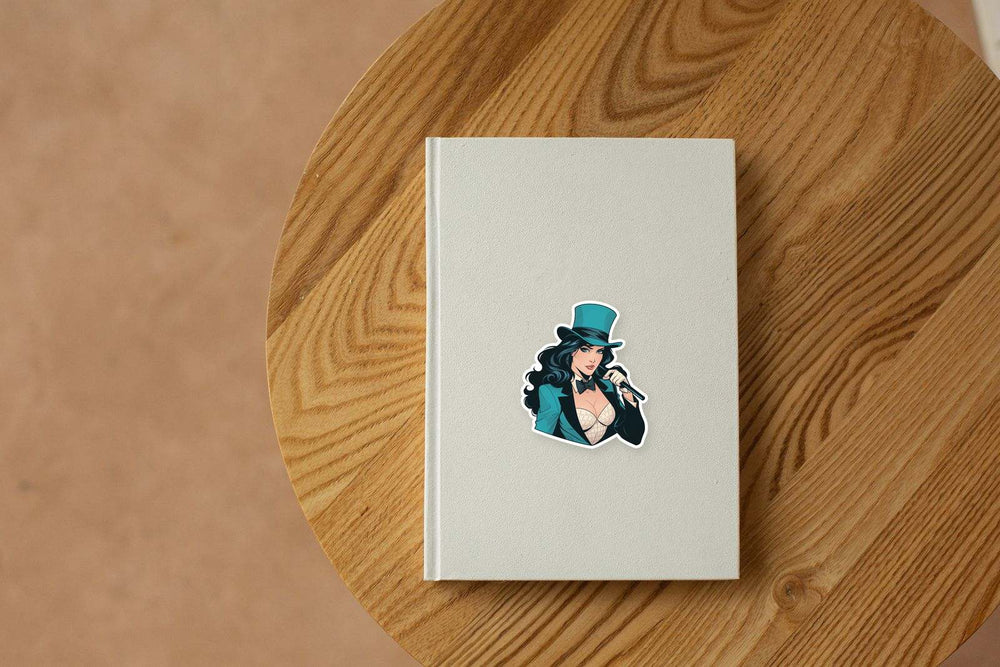 Zatanna Retro Comics Sticker