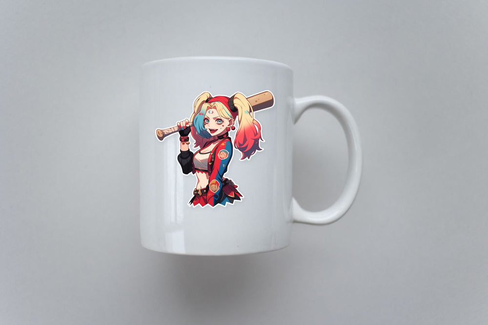 Harley Quinn with a Bat DC Comics Sticker