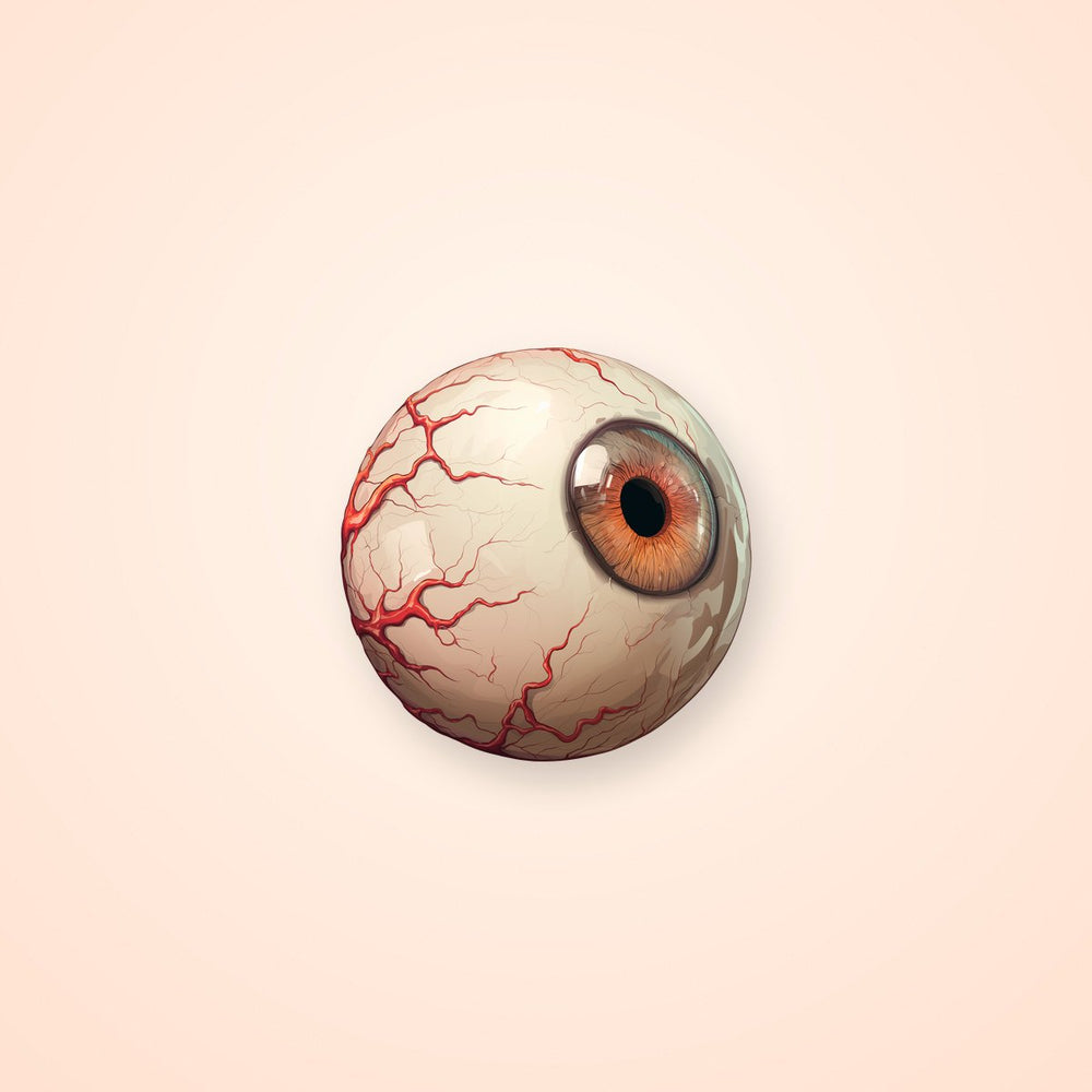 Creepy Bloody Eyeball Sticker