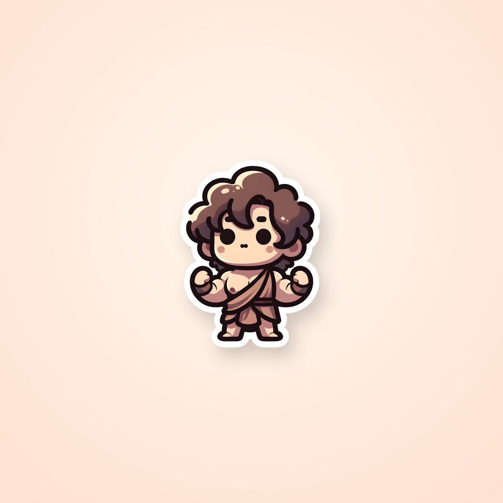 Cute Cartoon Hercules Sticker