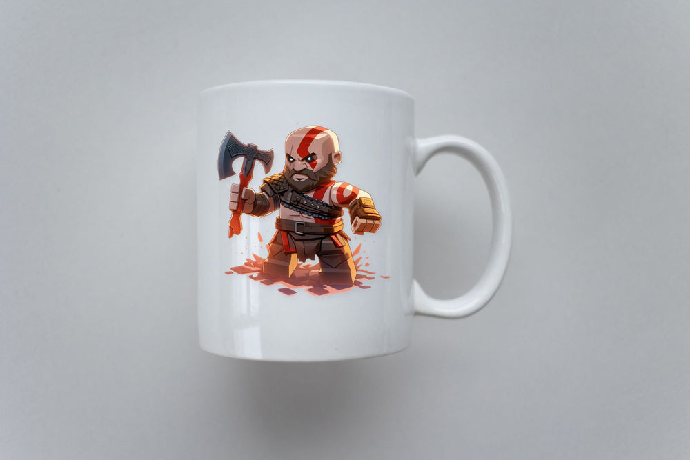 Lego Kratos God of War Sticker