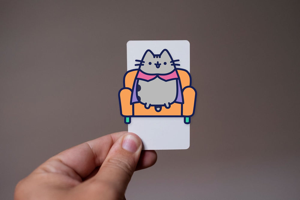 Vampire Pusheen Cute Halloween Sticker