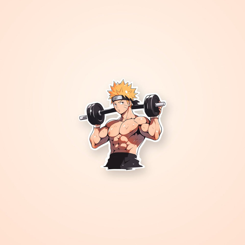 Naruto Uzumaki Make Gym Sticker