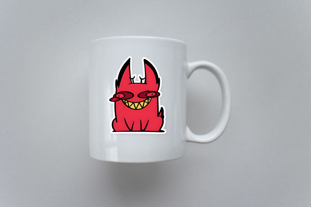 Alastor Cat Hazbin Hotel Sticker