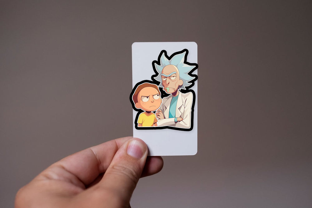 Rick and Morty Duo Cartoon Sticker