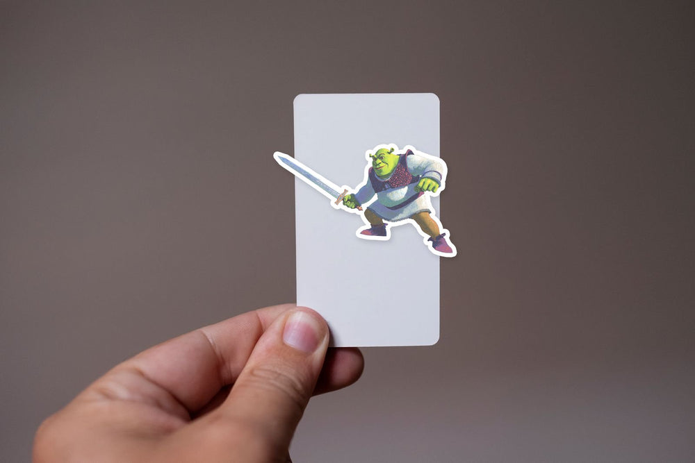 Shrek Warrior Sword Sticker