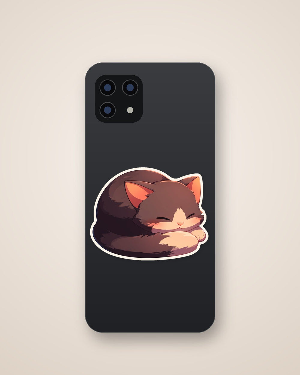Purrfect Dreams Cat Sticker
