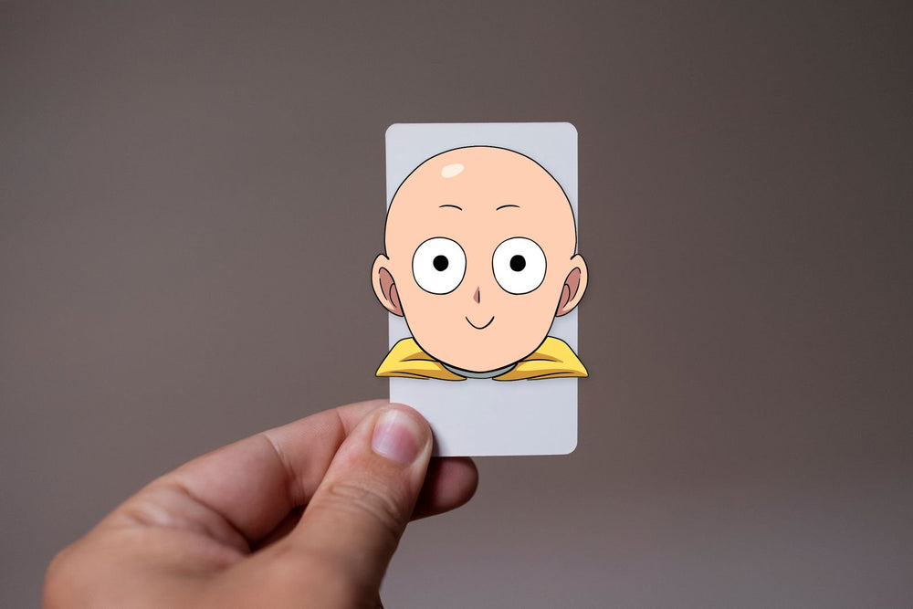 One Punch Man Saitama Smiling Sticker