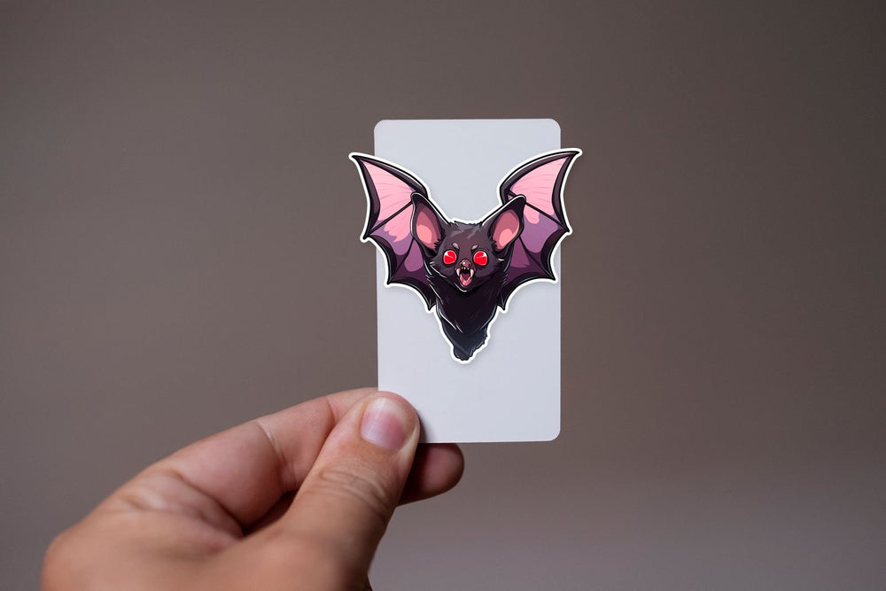 Scary Vampire Bat Sticker