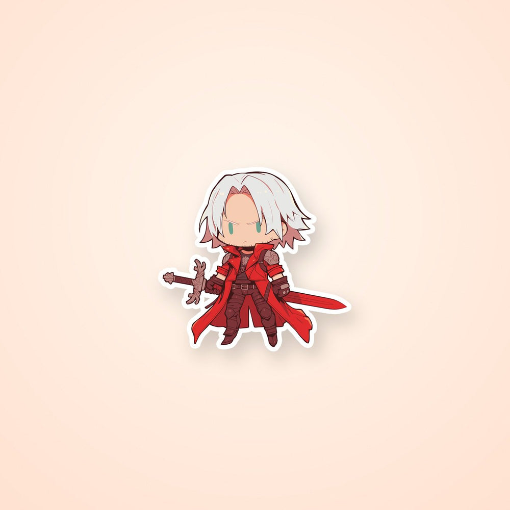 Chibi Dante Devil My Cry Sticker