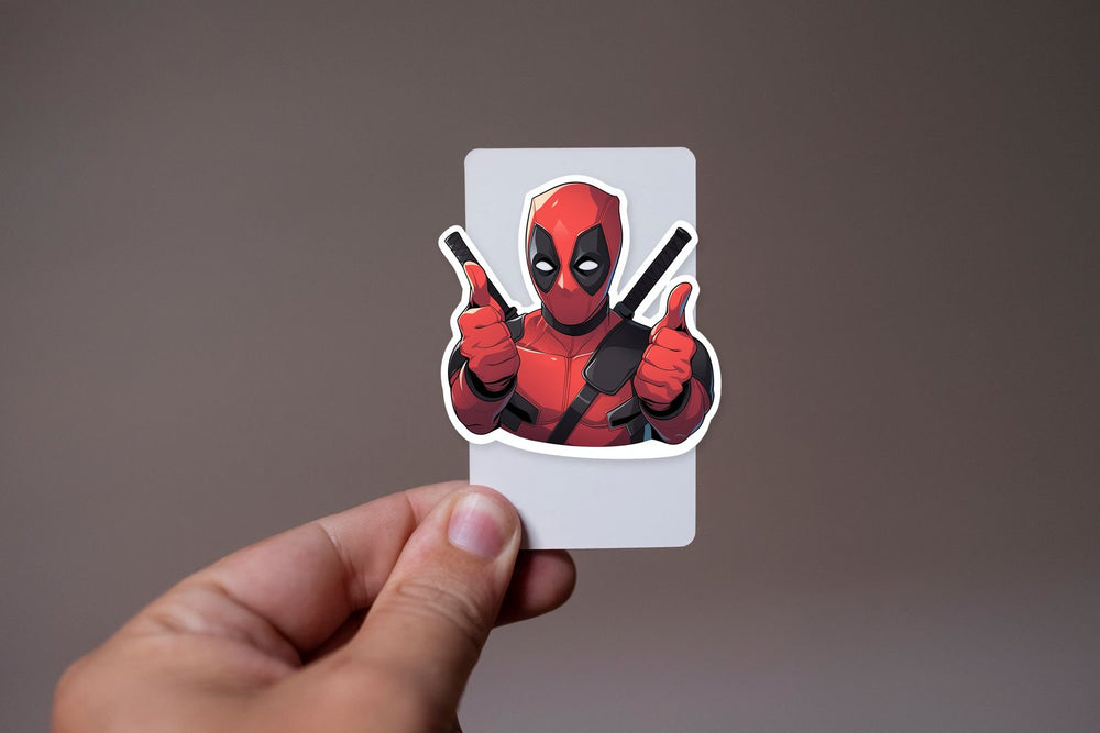 Marvel Deadpool Thumbs Up Sticker