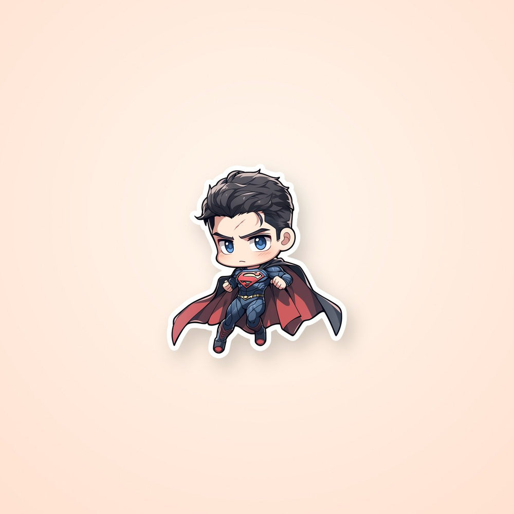 DC Chibi Superman Art Sticker