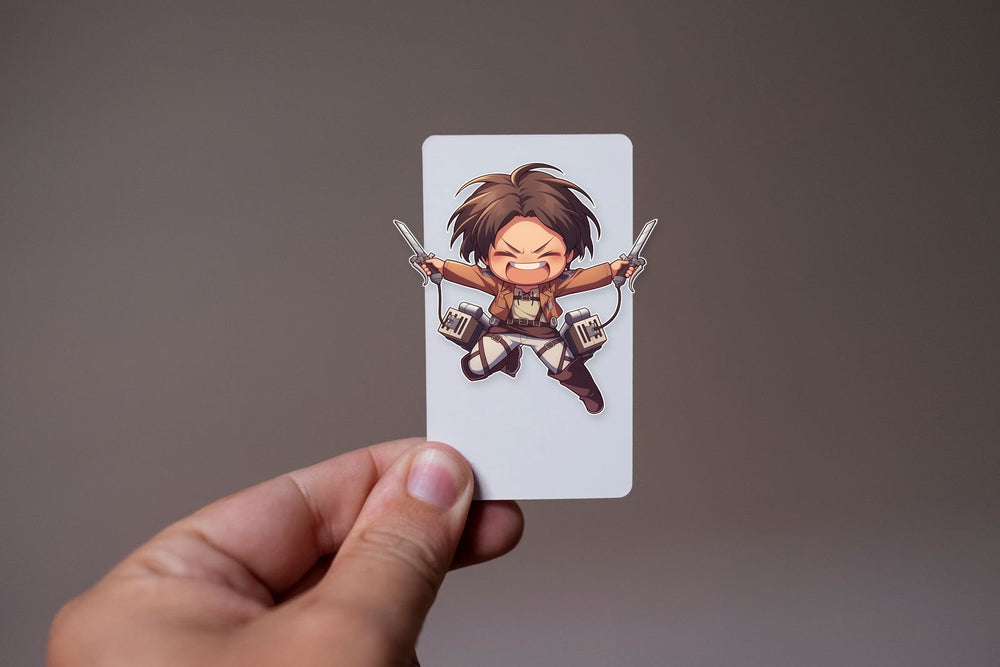 Attack on Titan Eren Fighting Sticker