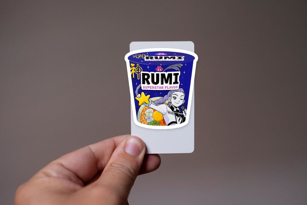Rumi Superstar Ramen Cup K Pop Demon Hunters Sticker