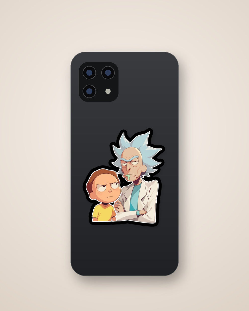 Rick and Morty Duo Cartoon Sticker
