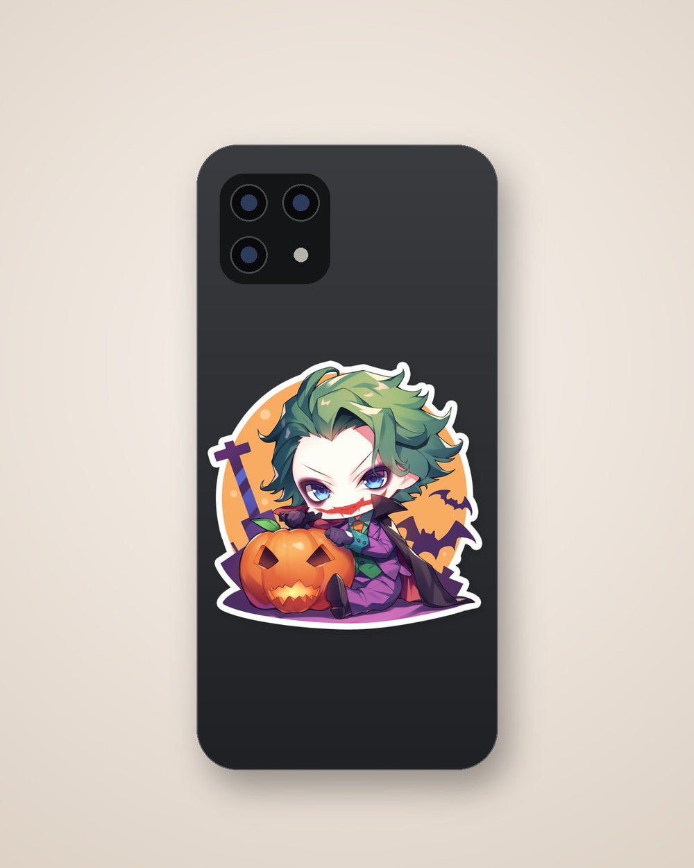 Chibi Joker Halloween Sticker