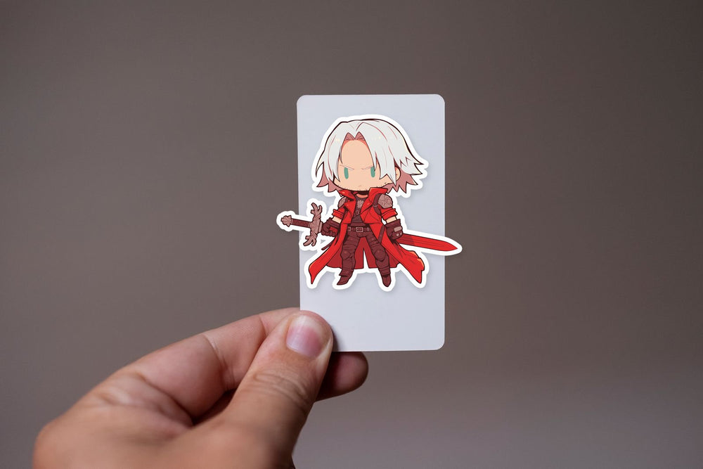 Chibi Dante Devil My Cry Sticker