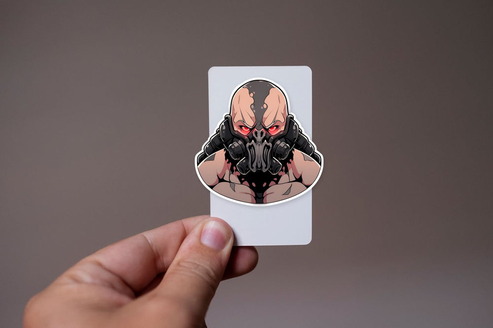 DC Comics Bane with Red Eyes Sticker