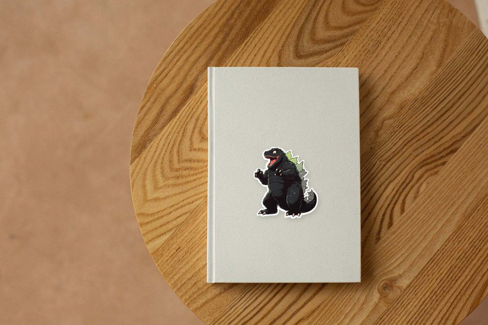 Cartoon Funny Full-Length Godzilla Sticker
