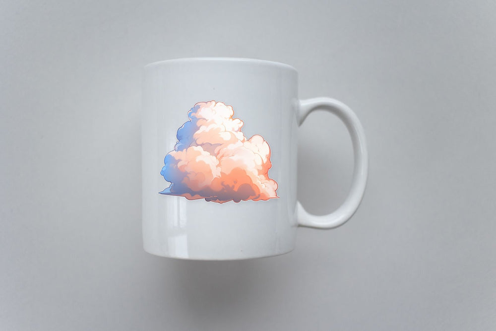 Aesthetic Sunset Clouds Sticker