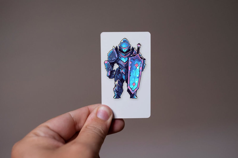 Dragon Slayer in Armor Sticker