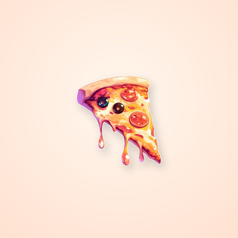 Pizza Slice Melting Sticker