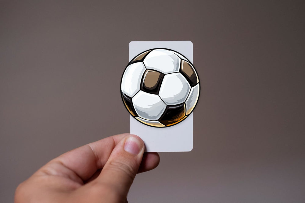 Cartoon Soccer Ball Sticker