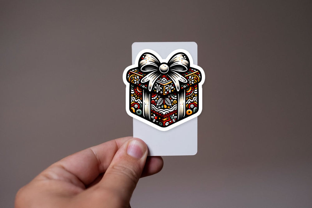 Pattern Christmas Gift Sticker