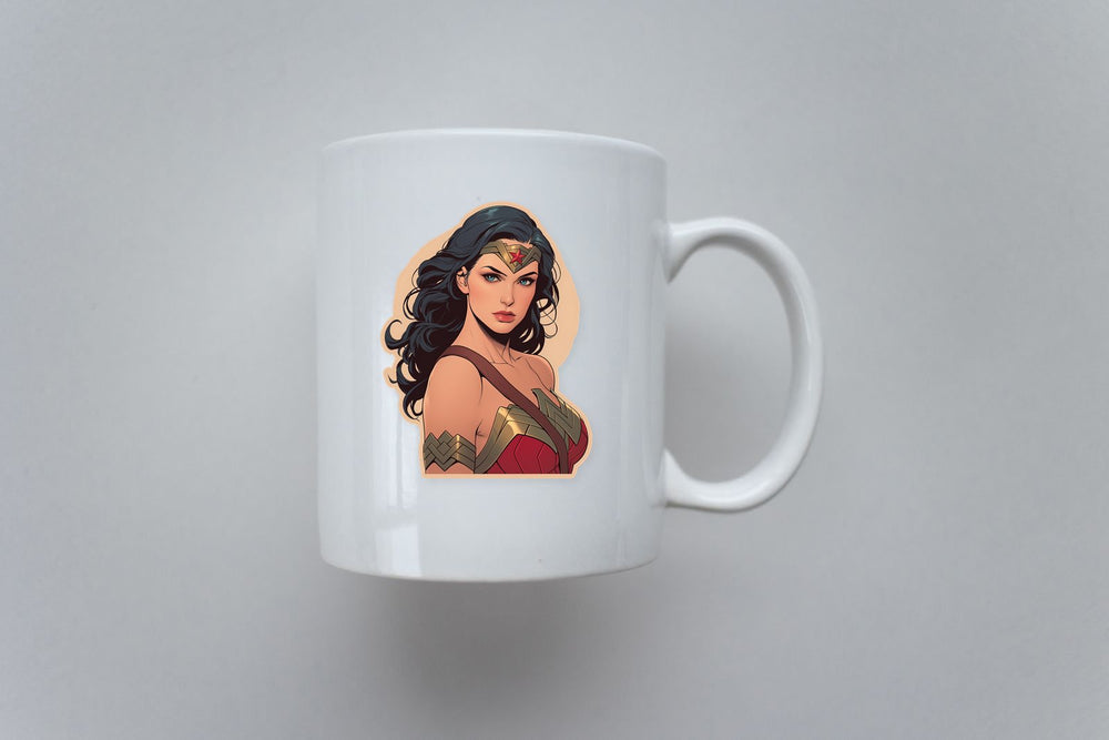 Wonder Woman Retro Comix Sticker