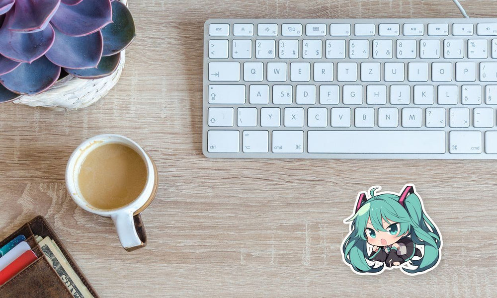 Chibi Hatsune Miku Vocaloid Cute Anime Sticker