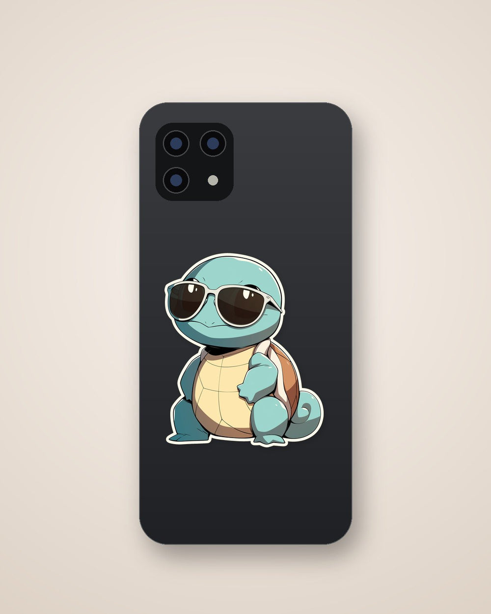 Squirtle with Sunglasses Cool Pokemon Sticker