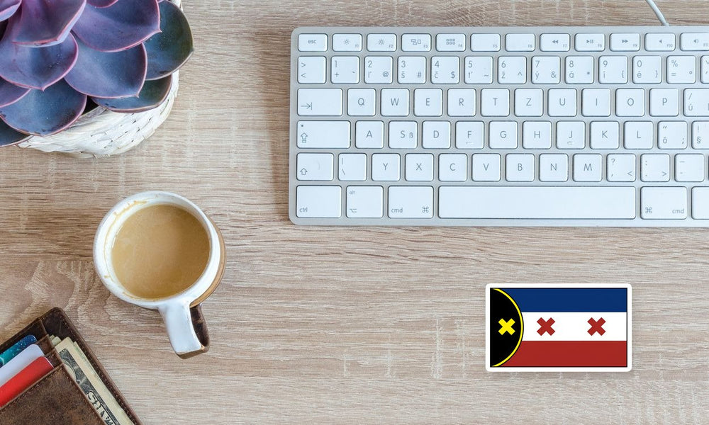 Dream Smp L’Manburg Flag Sticker