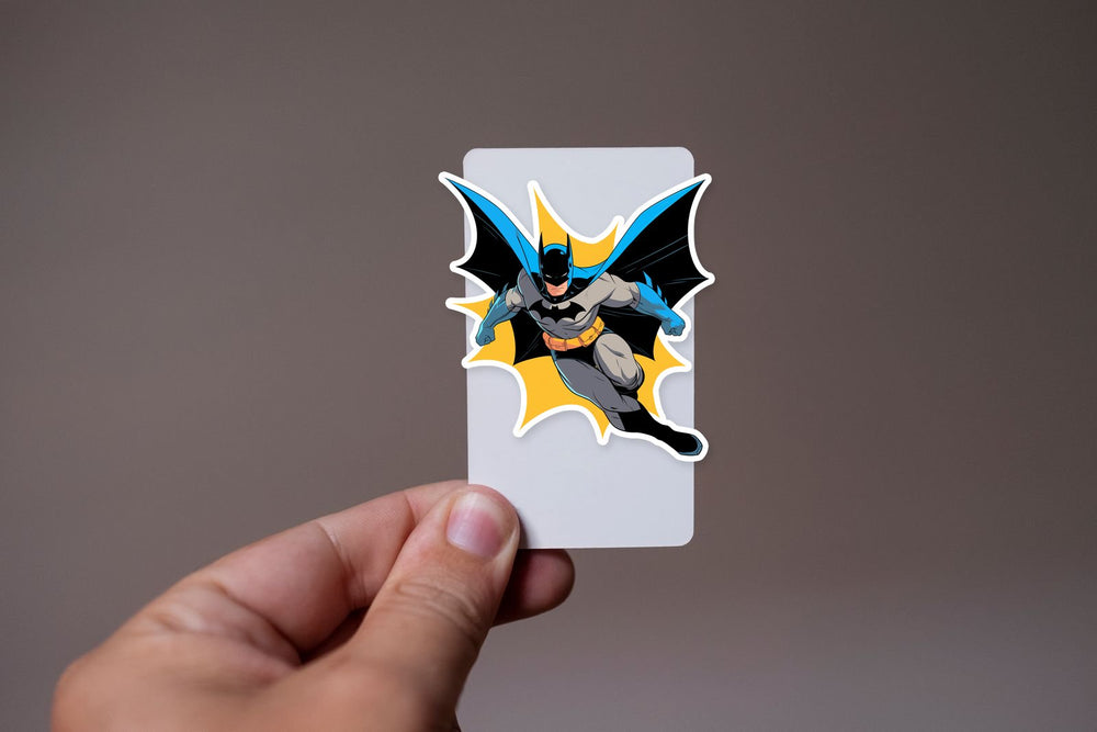 Batman Action Pose Comic Sticker