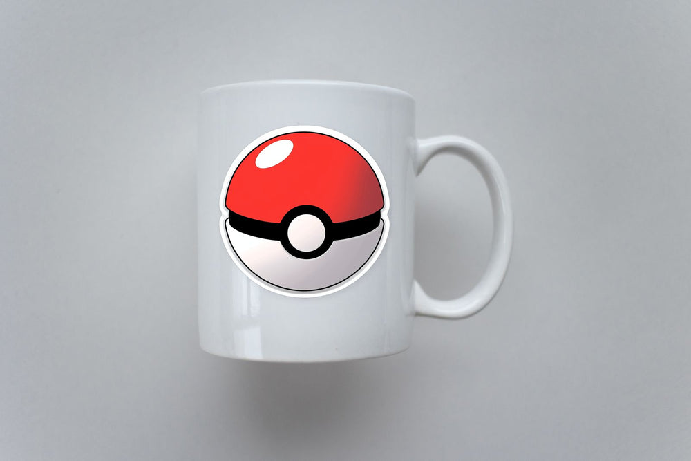 Cartoon Pokeball Sticker