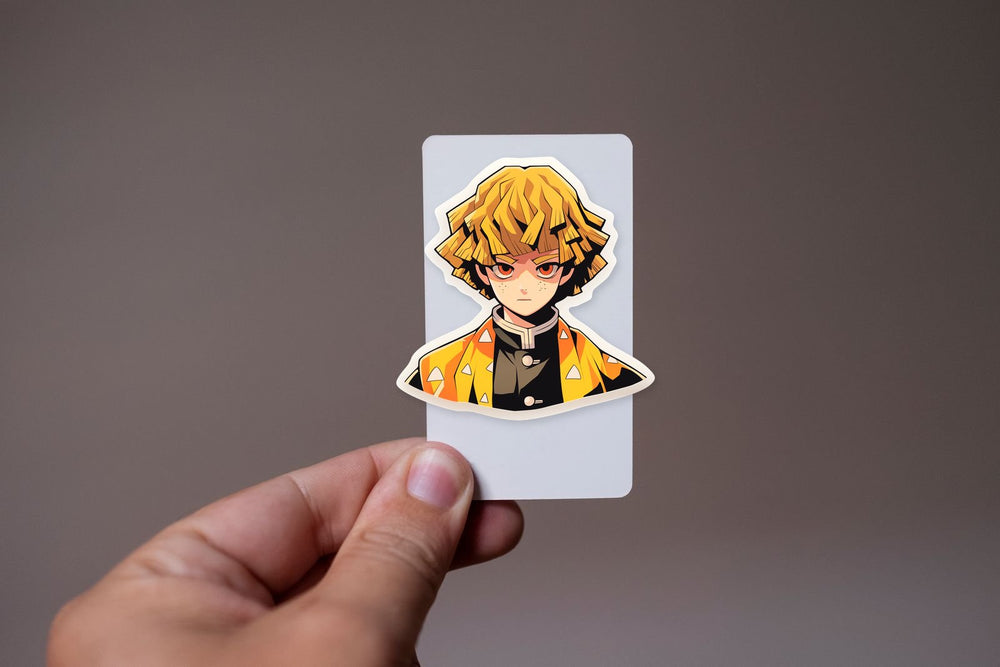 Aesthetic Zenitsu Bust Sticker