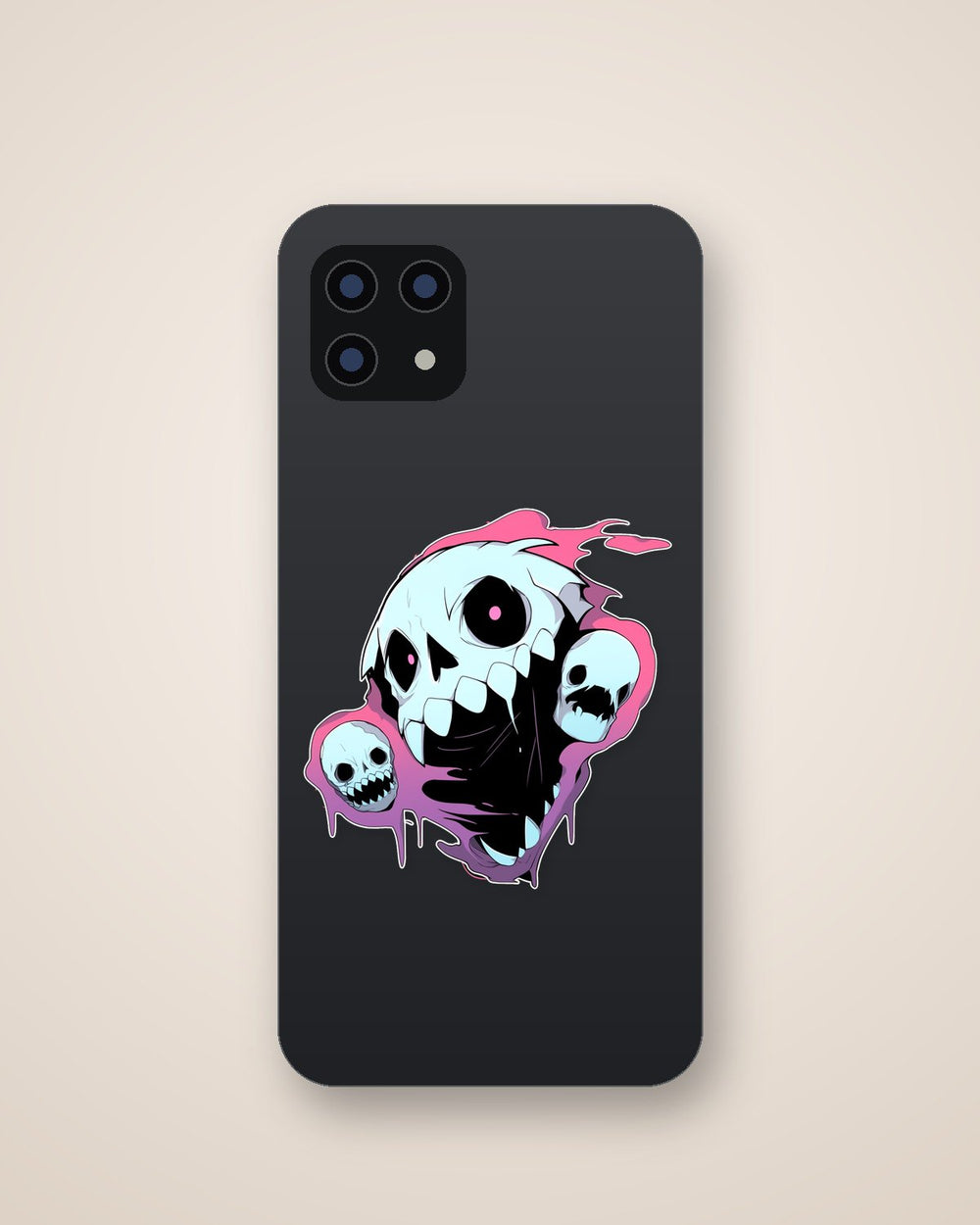 Halloween Scary Ghosts Skulls Sticker