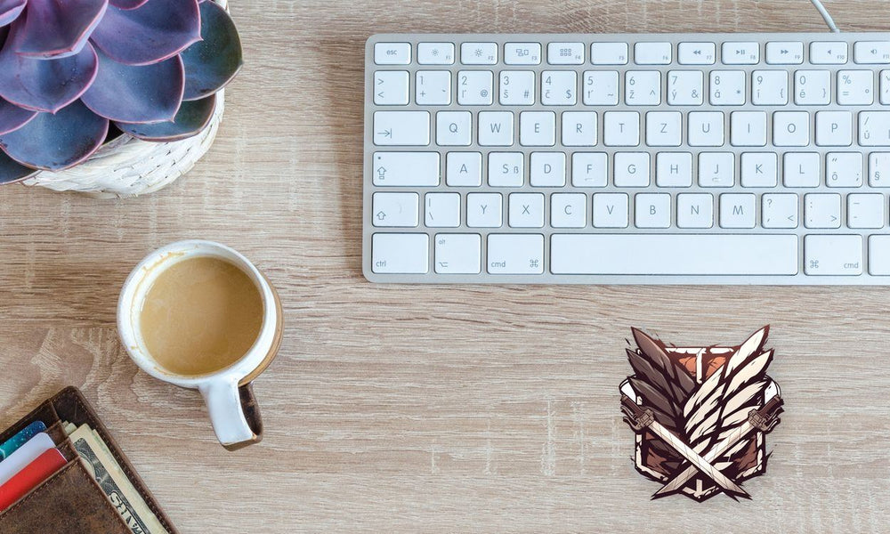 Aot Crossed Blades Emblem Sticker