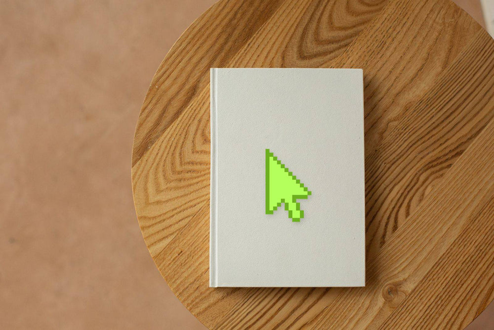 Green Pixel Cursor Sticker