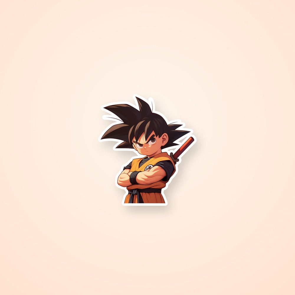 Cute Kid Goku Dragon Ball Sticker