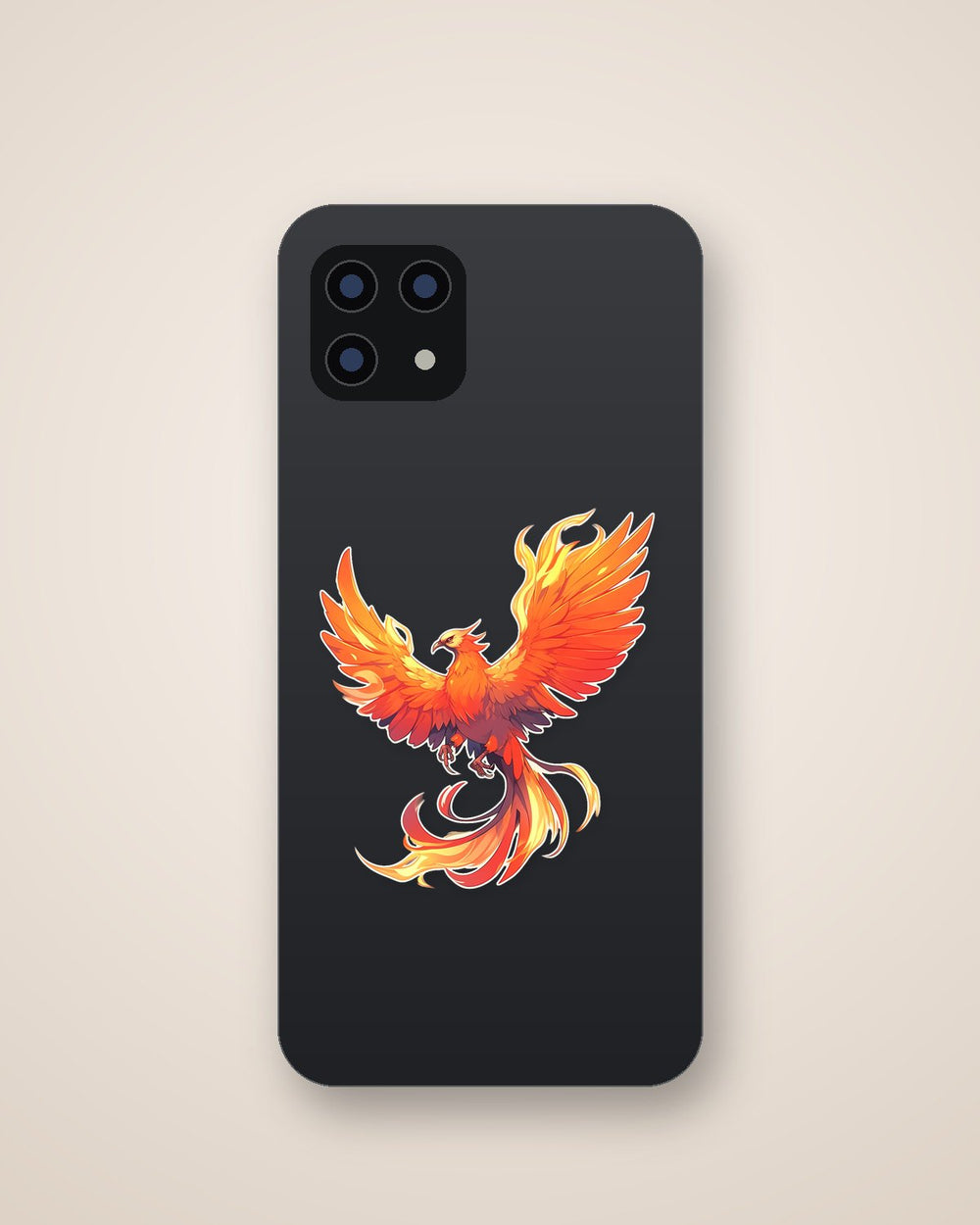 Beautiful Fiery Phoenix Sticker