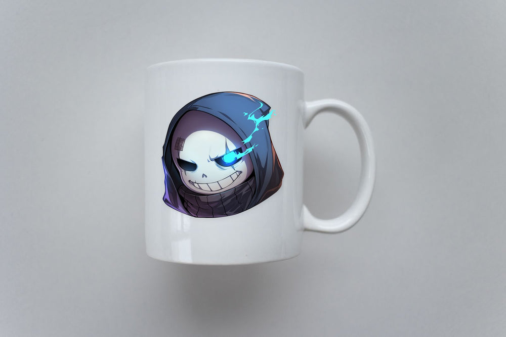 Sans Blue Flame Eye Sticker