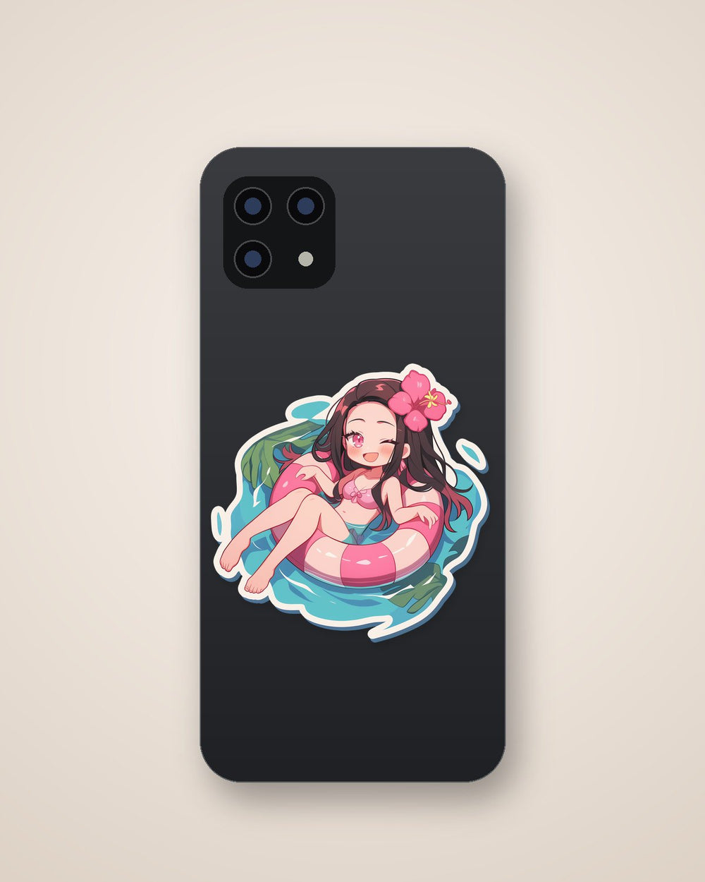 Nezuko Pool Floatie Summer Sticker
