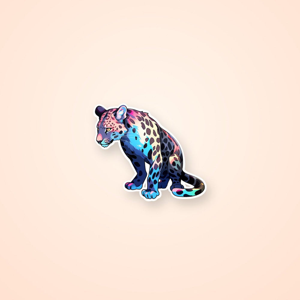 Pastel Jaguar Aesthetic Sticker