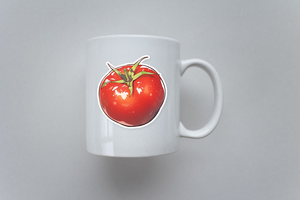 Aesthetic Red Tomato Sticker