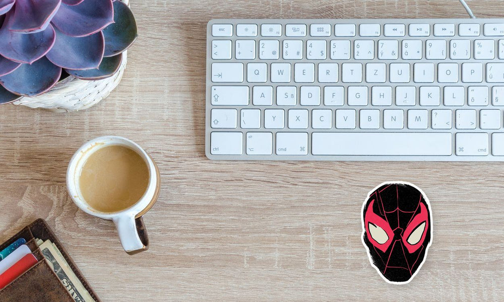 Miles Morales Mask Sticker