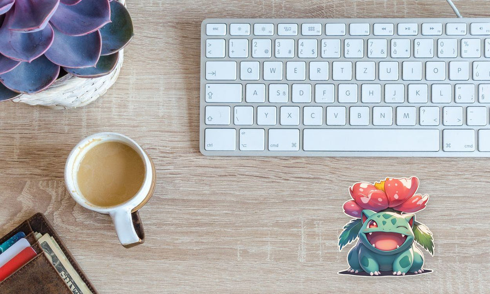 Bulbasaur Flower PokéMon Sticker