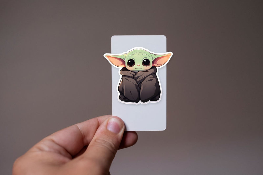 Mandalorian Baby Yoda Sticker
