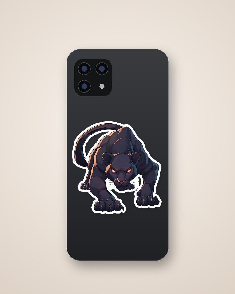 Black Panther Animal Sticker