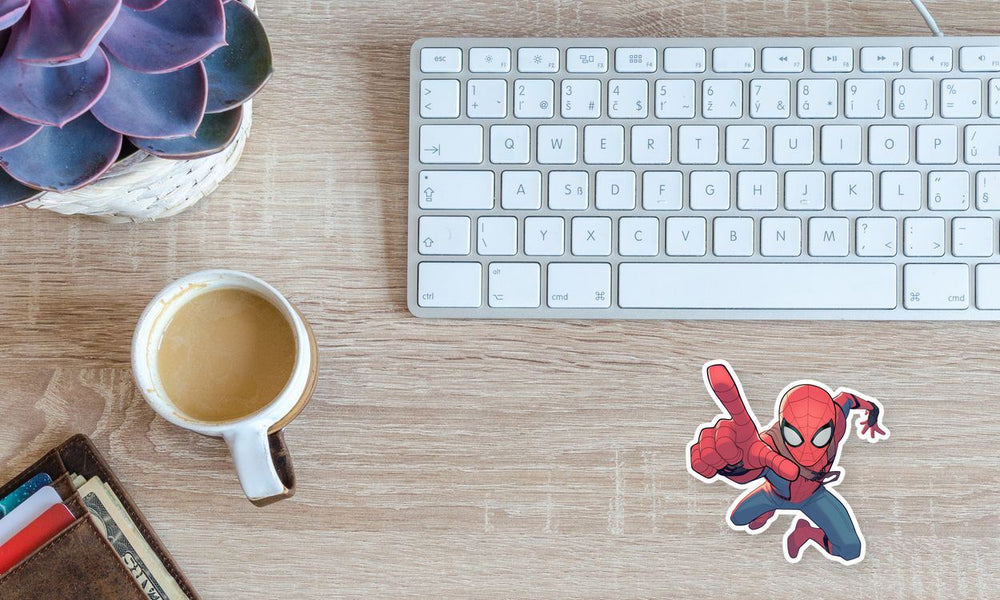 Spider-Man Action Swing Comic Sticker